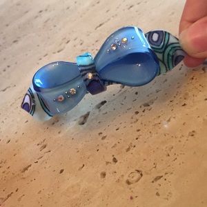 Blue Hair Clip